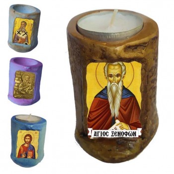 ΑΓΙΟΣ ΞΕΝΟΦΩΝ - Εικόνα σε Κεράκι Ρεσώ 