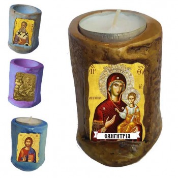 ΠΑΝΑΓΙΑ ΟΔΗΓΗΤΡΙΑ - Εικόνα σε Κεράκι Ρεσώ 