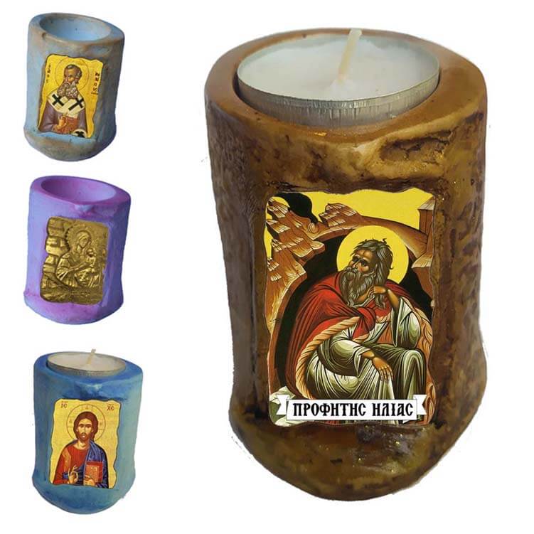 ΠΡΟΦΗΤΗΣ ΗΛΙΑΣ - Εικόνα σε Κεράκι Ρεσώ 