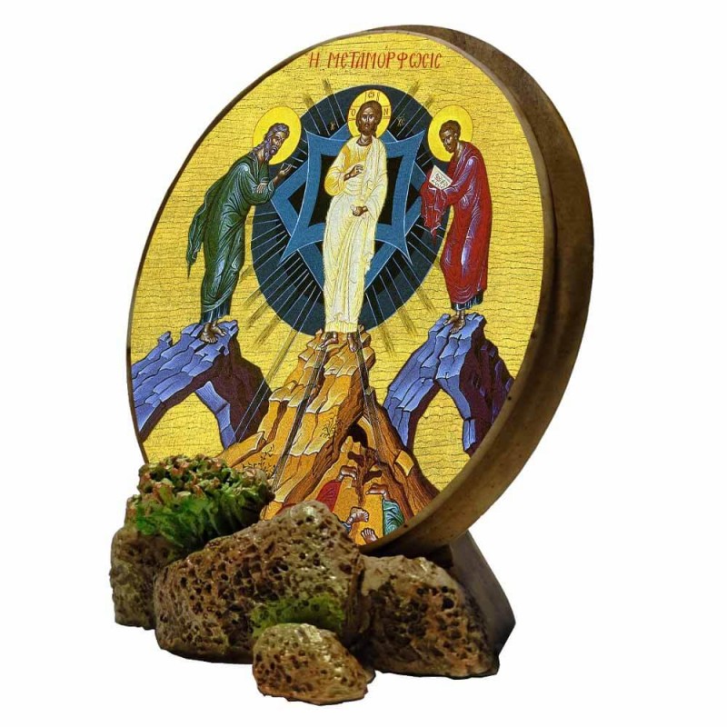 ΜΕΤΑΜΟΡΦΩΣΗ ΣΩΤΗΡΟΣ - Στρογγυλή Εικόνα Βάσης & Τοίχου 