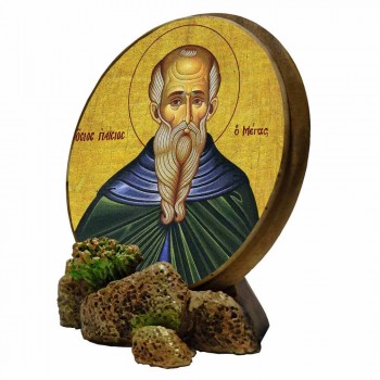 ΟΣΙΟΣ ΠΑΪΣΙΟΣ - Στρογγυλή Εικόνα Βάσης & Τοίχου 