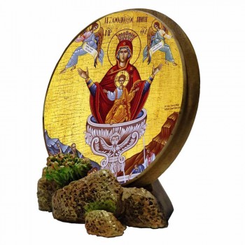 ΖΩΟΔΟΧΟΣ ΠΗΓΗ - Στρογγυλή Εικόνα Βάσης & Τοίχου 