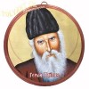 ΓΕΡΩΝ ΠΑΪΣΙΟΣ– Στρογγυλή Κεραμική Εικόνα 