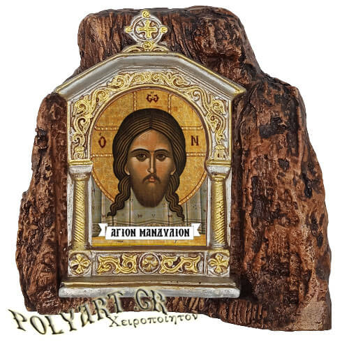 ΑΓΙΟΝ ΜΑΝΔΗΛΙΟΝ – Εικονοστάσι σε Βράχο (Μεσαίο 13cm)