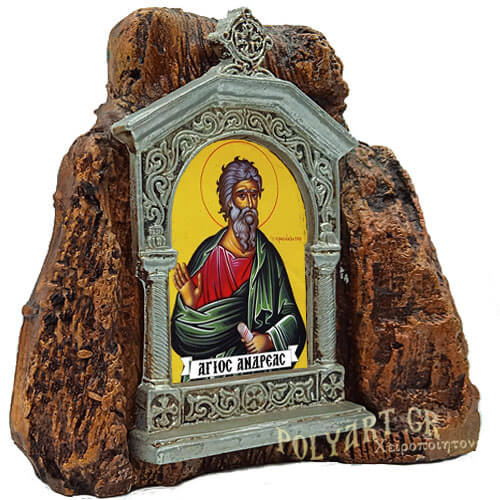 ΑΓΙΟΣ ΑΝΔΡΕΑΣ – Εικονοστάσι σε Βράχο (Μεσαίο 13cm)