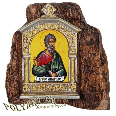 ΑΓΙΟΣ ΑΝΔΡΕΑΣ – Εικονοστάσι σε Βράχο (Μεσαίο 13cm)