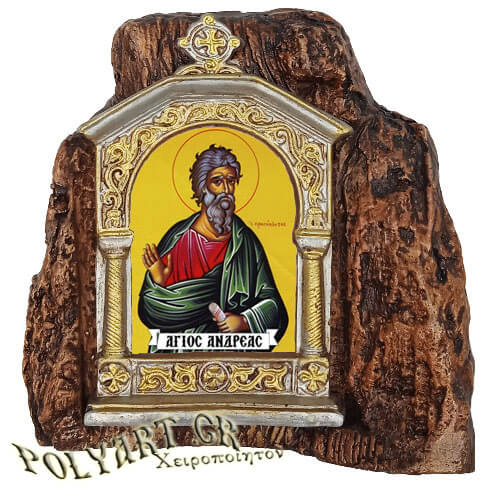 ΑΓΙΟΣ ΑΝΔΡΕΑΣ – Εικονοστάσι σε Βράχο (Μεσαίο 13cm)