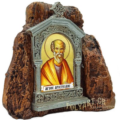 ΑΓΙΟΣ ΑΡΙΣΤΕΙΔΗΣ – Εικονοστάσι σε Βράχο (Μεσαίο 13cm)