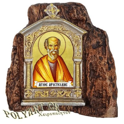 ΑΓΙΟΣ ΑΡΙΣΤΕΙΔΗΣ – Εικονοστάσι σε Βράχο (Μεσαίο 13cm)