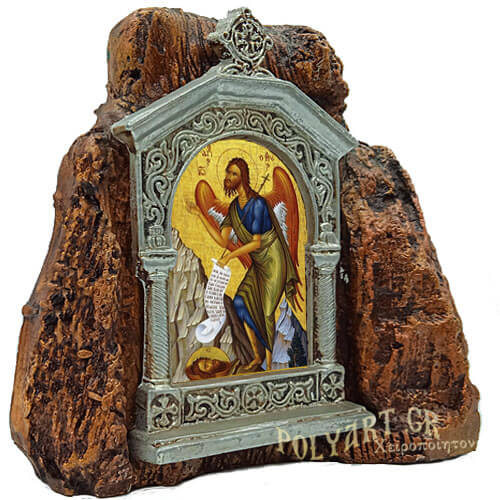 ΑΓΙΟΣ ΙΩΑΝΝΗΣ ΠΡΟΔΡΟΜΟΣ – Εικονοστάσι σε Βράχο (Μεσαίο 13cm)