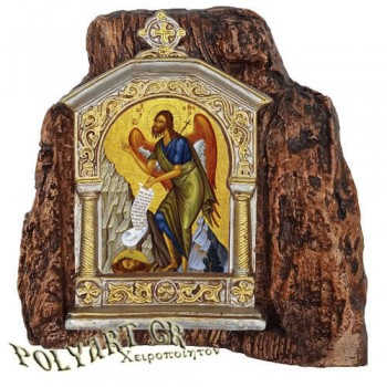 ΑΓΙΟΣ ΙΩΑΝΝΗΣ ΠΡΟΔΡΟΜΟΣ – Εικονοστάσι σε Βράχο (Μεσαίο 13cm)