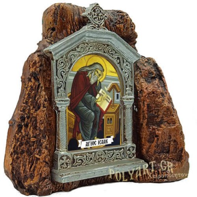 ΑΓΙΟΣ ΙΣΑΑΚ – Εικονοστάσι σε Βράχο (Μεσαίο 13cm)