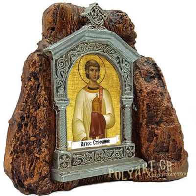 ΑΓΙΟΣ ΣΤΕΦΑΝΟΣ – Εικονοστάσι σε Βράχο (Μεσαίο 13cm)