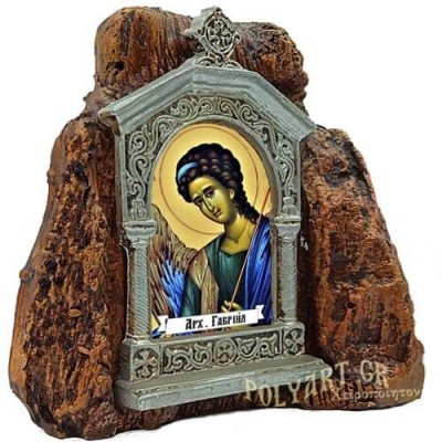 ΑΡΧΑΓΓΕΛΟΣ ΓΑΒΡΙΗΛ– Εικονοστάσι σε Βράχο (Μεσαίο 13cm)
