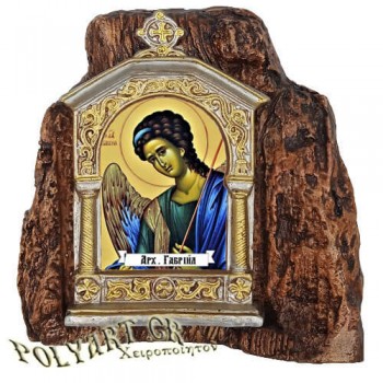 ΑΡΧΑΓΓΕΛΟΣ ΓΑΒΡΙΗΛ– Εικονοστάσι σε Βράχο (Μεσαίο 13cm)