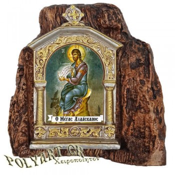 ΙΗΣΟΥΣ ΧΡΙΣΤΟΣ– Εικονοστάσι σε Βράχο (Μεσαίο 13cm)