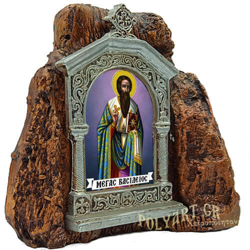 ΜΕΓΑΣ ΒΑΣΙΛΕΙΟΣ – Εικονοστάσι σε Βράχο (Μεσαίο 13cm)