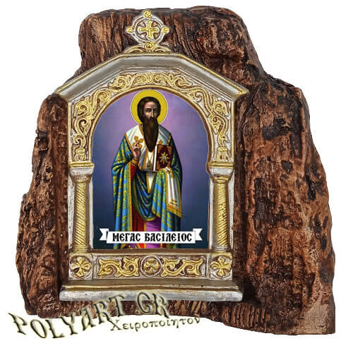 ΜΕΓΑΣ ΒΑΣΙΛΕΙΟΣ – Εικονοστάσι σε Βράχο (Μεσαίο 13cm)