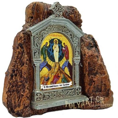 ΜΕΤΑΜΟΡΦΩΣΗ ΤΟΥ ΣΩΤΗΡΟΣ – Εικονοστάσι σε Βράχο (Μεσαίο 13cm)