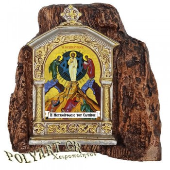 ΜΕΤΑΜΟΡΦΩΣΗ ΤΟΥ ΣΩΤΗΡΟΣ – Εικονοστάσι σε Βράχο (Μεσαίο 13cm)