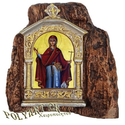 ΠΑΝΑΓΙΑ ΑΓΙΟΥ ΟΡΟΥΣ – Εικονοστάσι σε Βράχο (Μεσαίο 13cm)