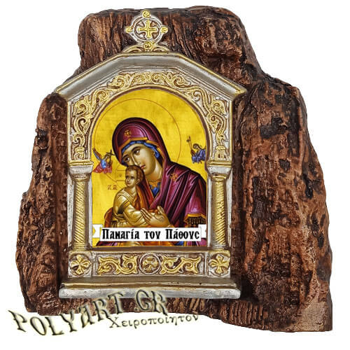 ΠΑΝΑΓΙΑ ΤΟΥ ΠΑΘΟΥΣ – Εικονοστάσι σε Βράχο (Μεσαίο 13cm)