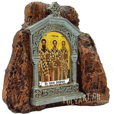 ΤΡΕΙΣ ΙΕΡΑΡΧΕΣ – Εικονοστάσι σε Βράχο (Μεσαίο 13cm)