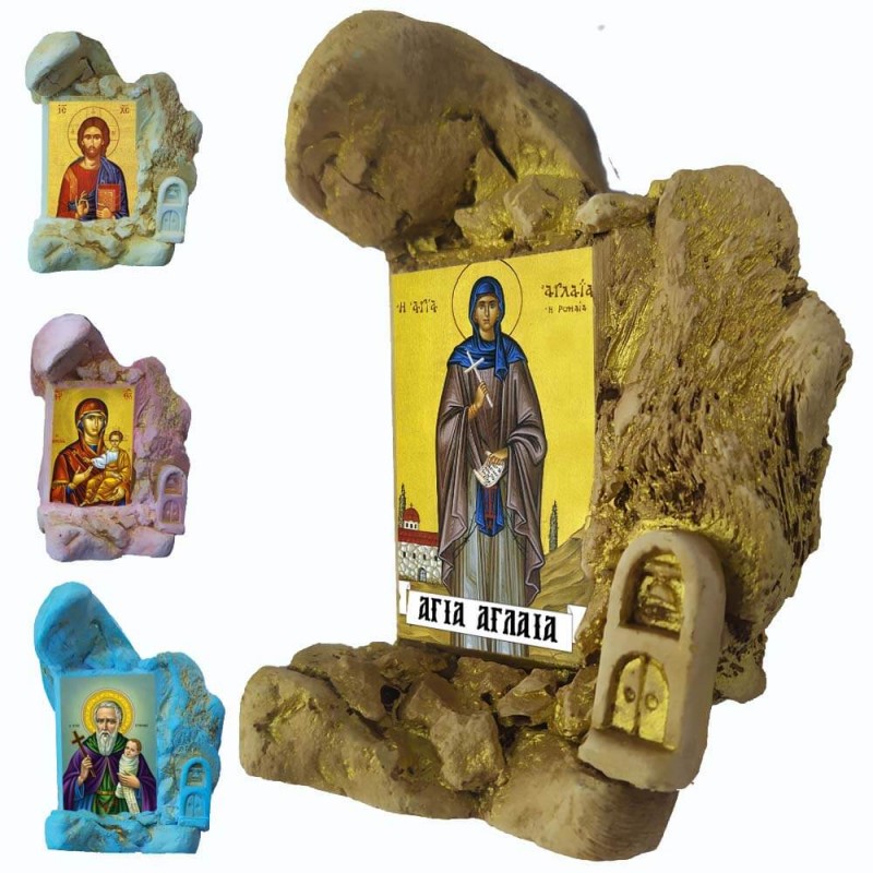 Αγία Αγλαϊα - Εικονοστάσι Μινιατούρα σε Βραχάκι 