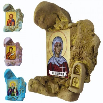 Αγία Αθηνά - Εικονοστάσι Μινιατούρα σε Βραχάκι 