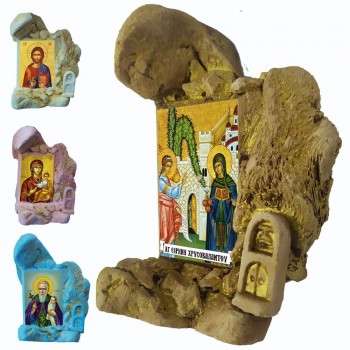 Αγία Ειρήνη Χρυσοβαλάντου - Εικονοστάσι Μινιατούρα σε Βραχάκι 