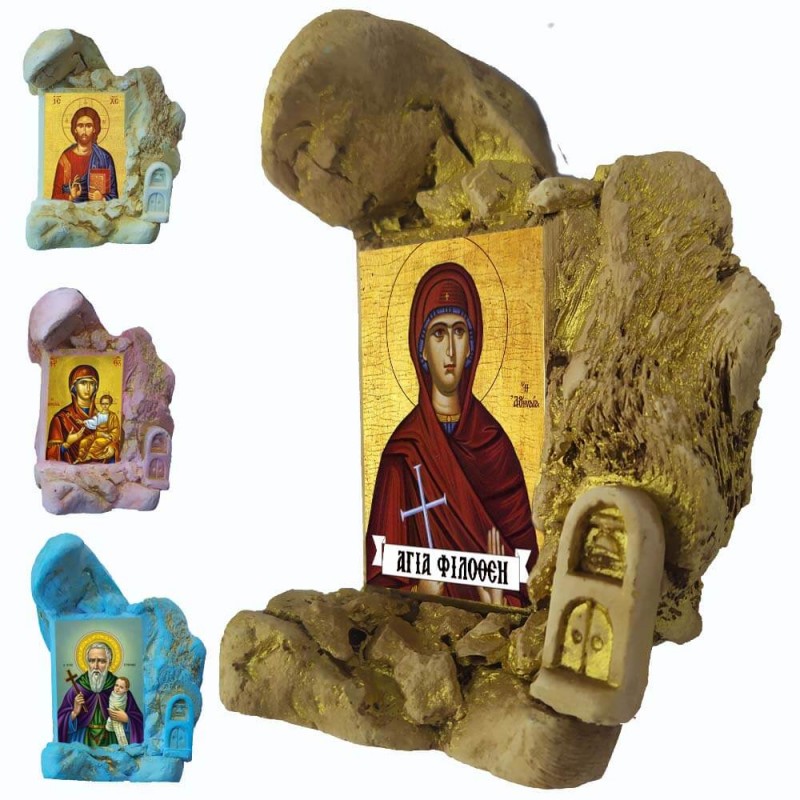 Αγία Φιλοθέη - Εικονοστάσι Μινιατούρα σε Βραχάκι 
