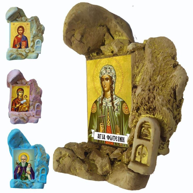 Αγία Φωτεινή - Εικονοστάσι Μινιατούρα σε Βραχάκι 