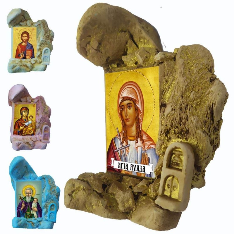 Αγία Λυδία - Εικονοστάσι Μινιατούρα σε Βραχάκι 