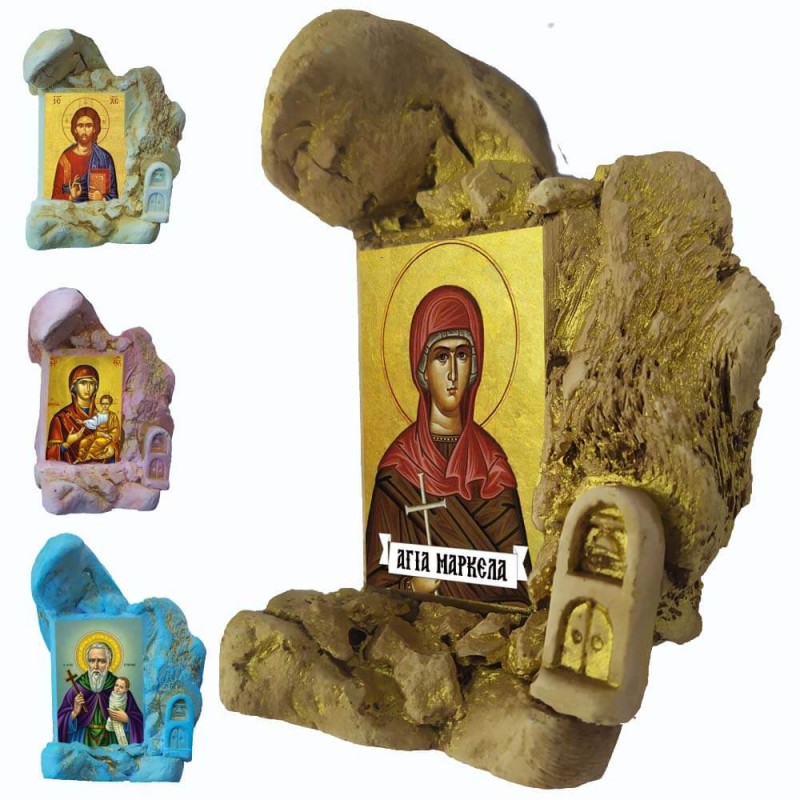 Αγία Μαρκέλα - Εικονοστάσι Μινιατούρα σε Βραχάκι 