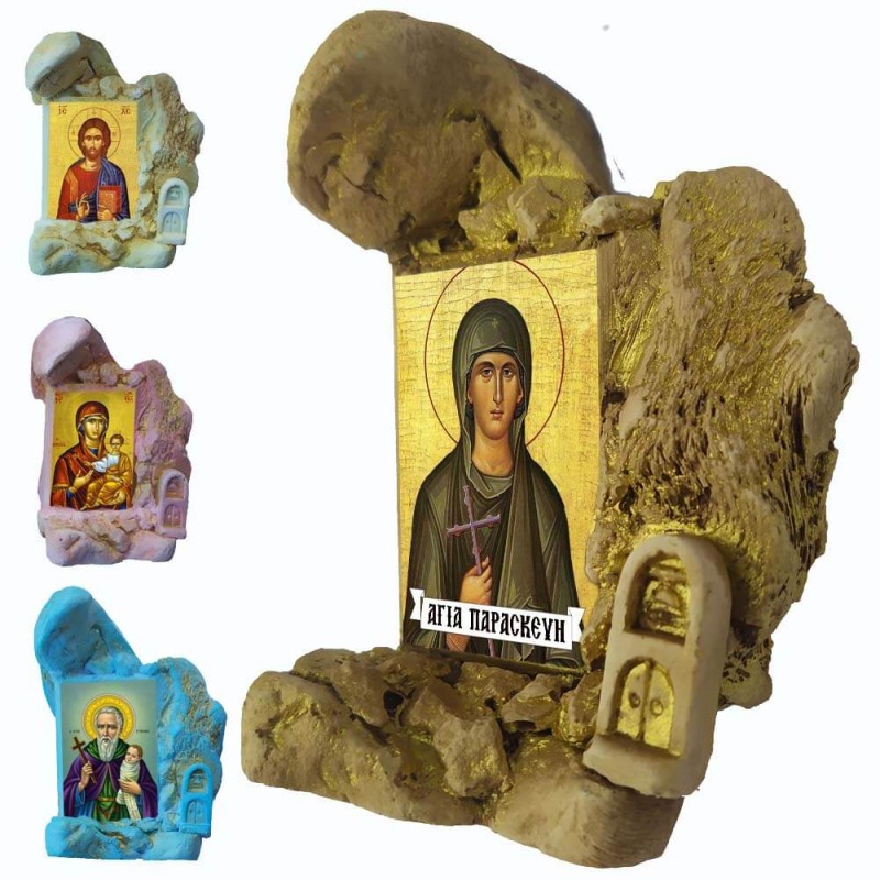 Αγία Παρασκευή - Εικονοστάσι Μινιατούρα σε Βραχάκι 