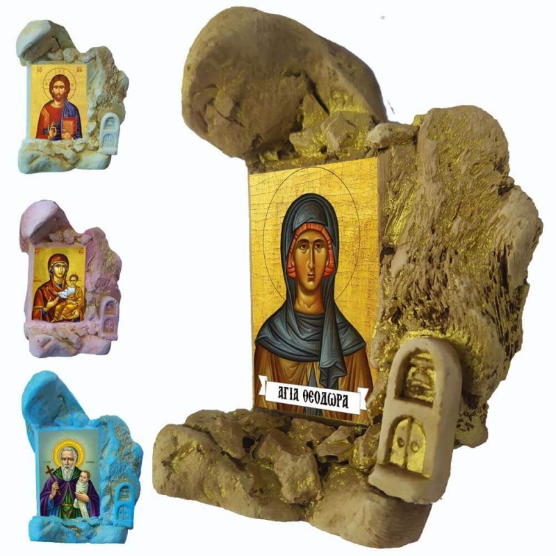 Αγία Θεοδώρα - Εικονοστάσι Μινιατούρα σε Βραχάκι 