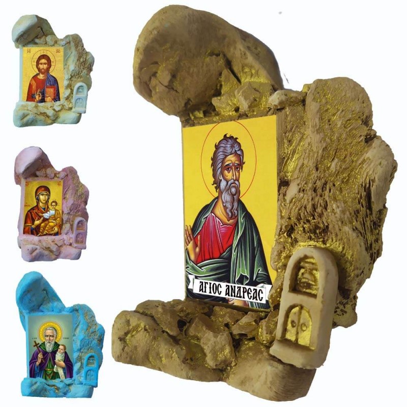 Άγιος Ανδρέας - Εικονοστάσι Μινιατούρα σε Βραχάκι 
