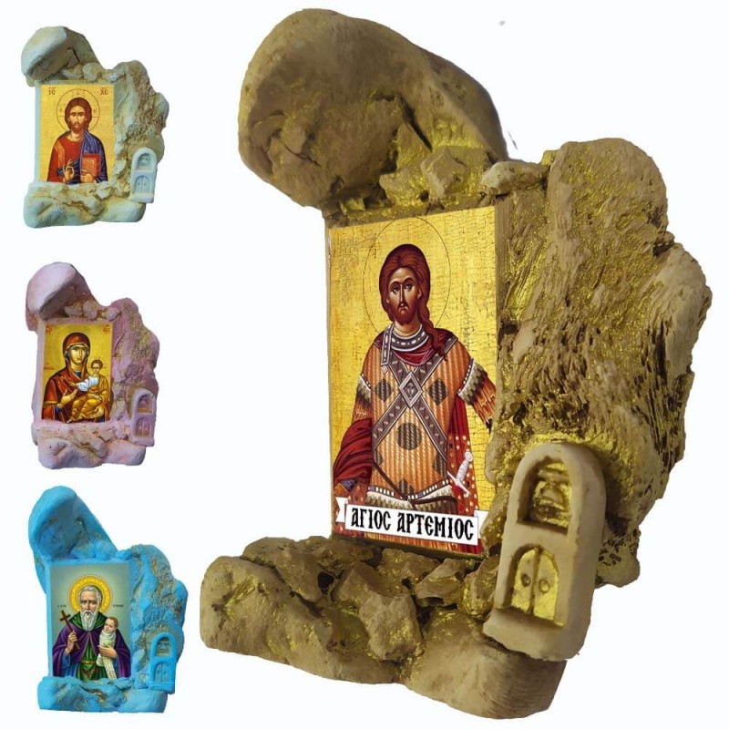 Άγιος Αρτέμιος - Εικονοστάσι Μινιατούρα σε Βραχάκι 