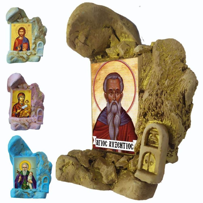 Άγιος Αυξέντιος - Εικονοστάσι Μινιατούρα σε Βραχάκι 