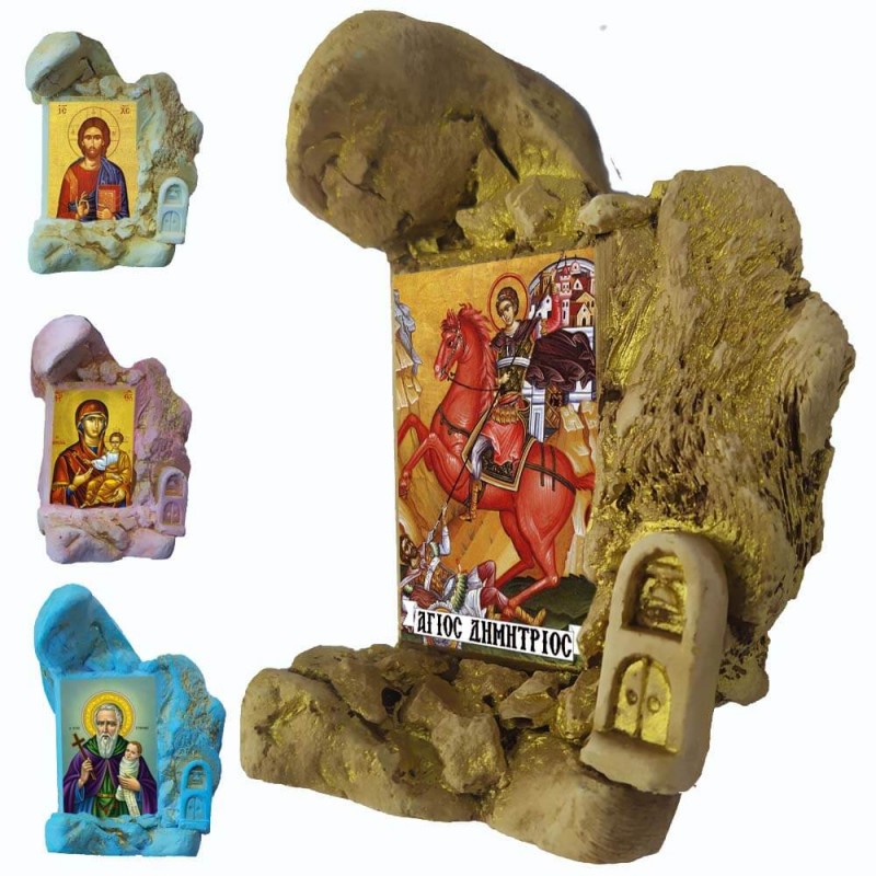 Άγιος Δημήτριος - Εικονοστάσι Μινιατούρα σε Βραχάκι 