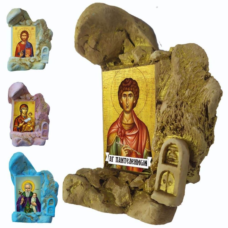 Άγιος Παντελεήμων - Εικονοστάσι Μινιατούρα σε Βραχάκι 
