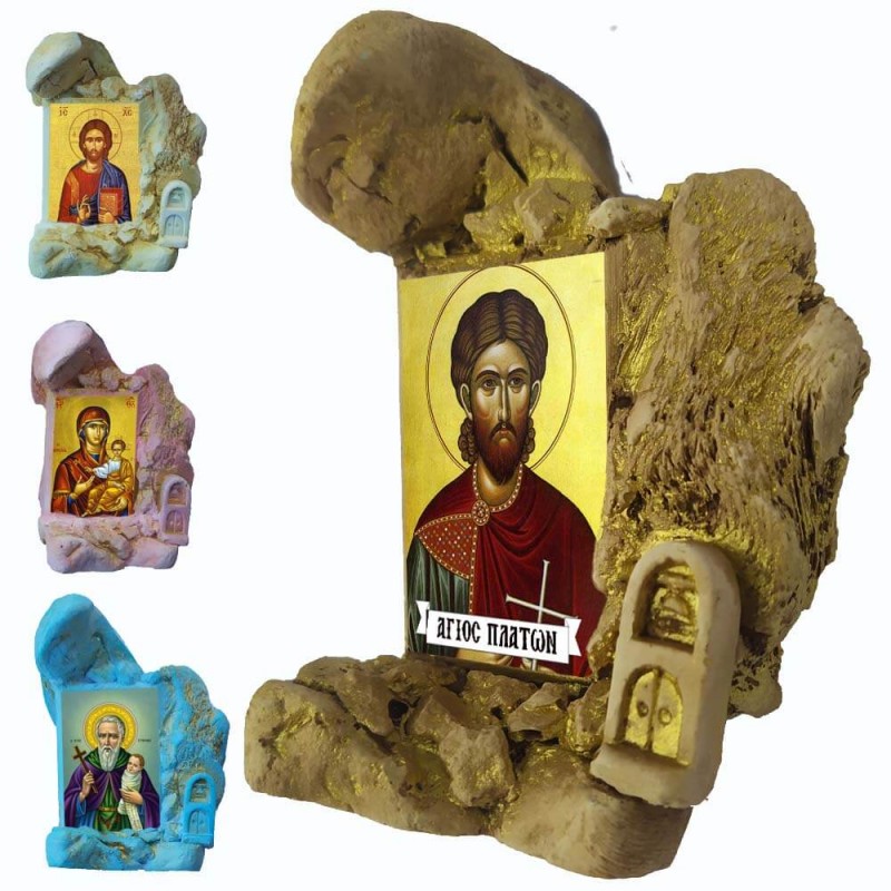 Άγιος Πλάτων - Εικονοστάσι Μινιατούρα σε Βραχάκι 