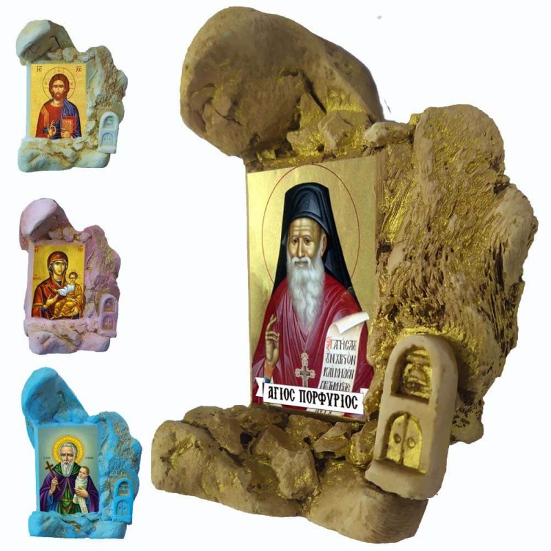 Άγιος Πορφύριος - Εικονοστάσι Μινιατούρα σε Βραχάκι 