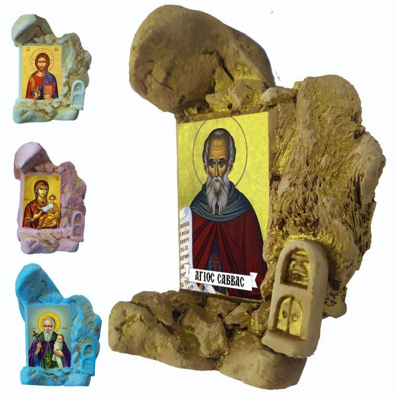 Άγιος Σάββας - Εικονοστάσι Μινιατούρα σε Βραχάκι 