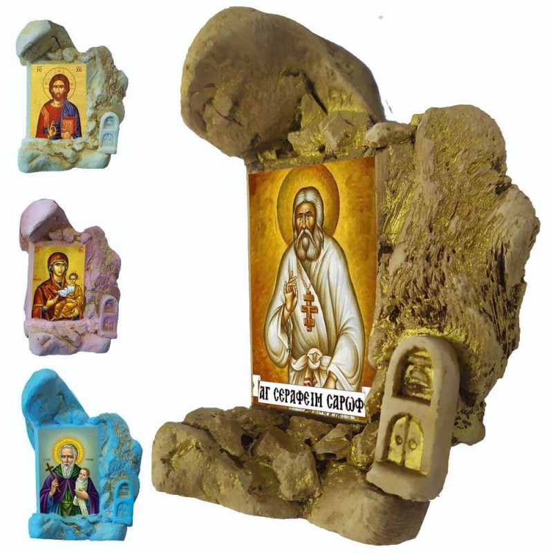 Άγιος Σεραφείμ - Εικονοστάσι Μινιατούρα σε Βραχάκι 