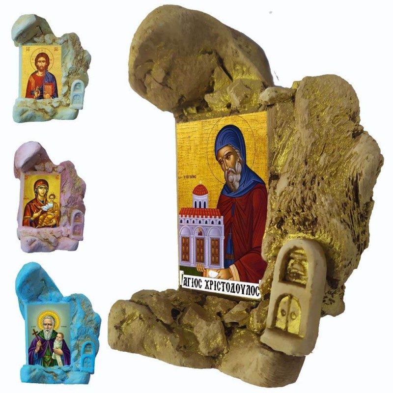 Άγιος Χριστόδουλος - Εικονοστάσι Μινιατούρα σε Βραχάκι 