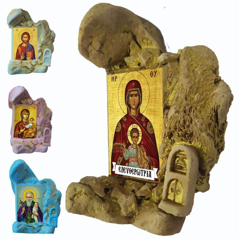 Παναγία Ελευθερώτρια - Εικονοστάσι Μινιατούρα σε Βραχάκι 