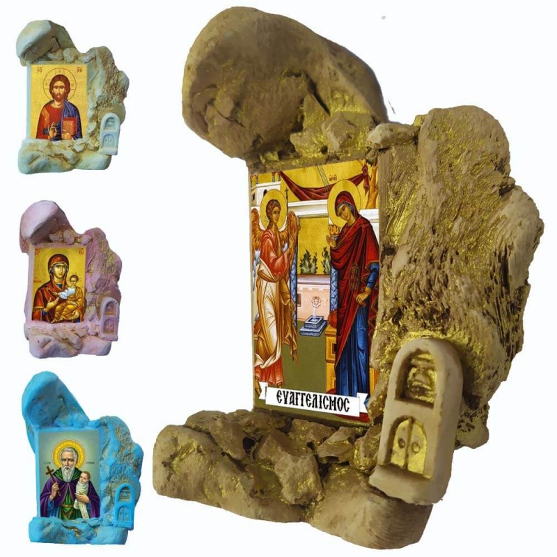 Ευαγγελισμός Θεοτόκου - Εικονοστάσι Μινιατούρα σε Βραχάκι 