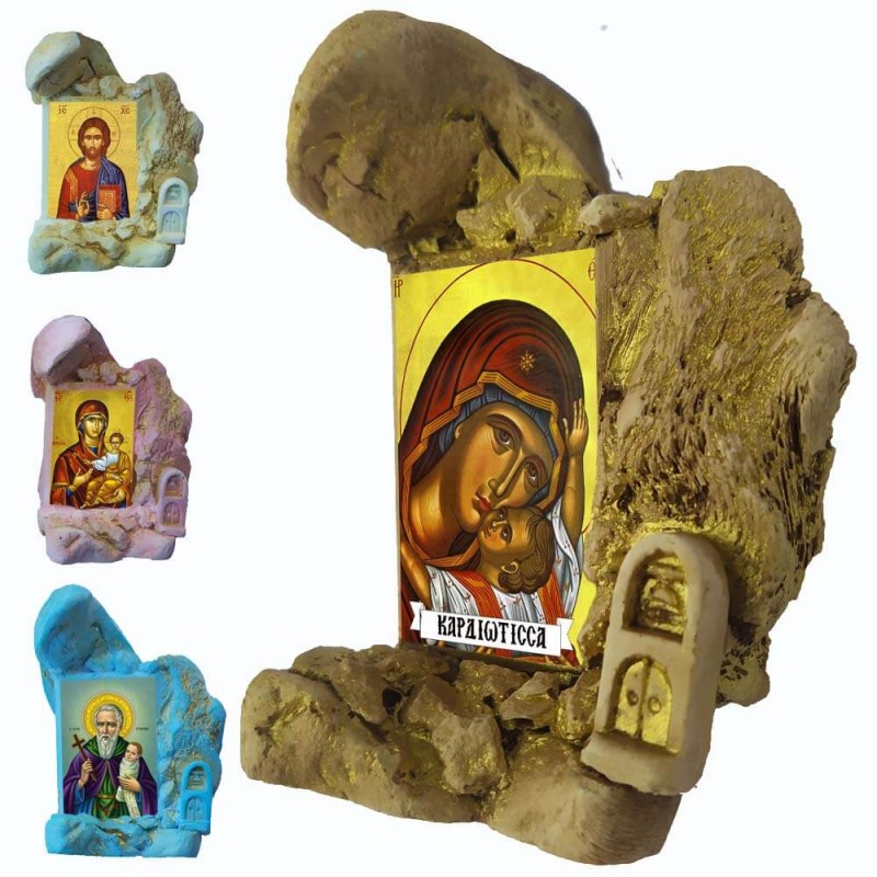 Παναγία Καρδιώτισσα - Εικονοστάσι Μινιατούρα σε Βραχάκι 