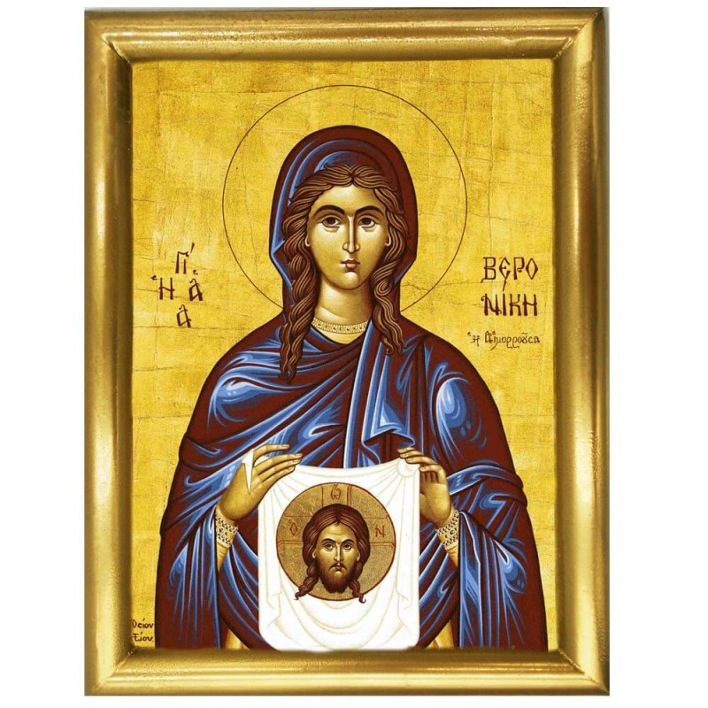 ΑΓΙΑ ΒΕΡΟΝΙΚΗ - Ξύλινη εικόνα 22cm